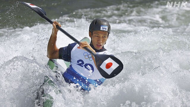 カヌースラローム 田中雄己 準決勝へ パリ五輪