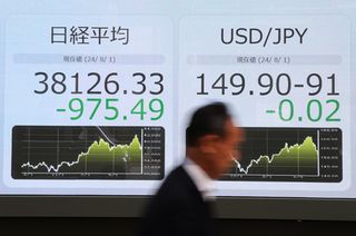 東京株、９７５円下落＝「日銀ショック」で全面安―円相場、一時１４８円台