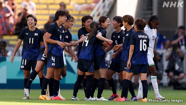 サッカー女子 なでしこ 2大会連続の準々決勝進出 パリ五輪