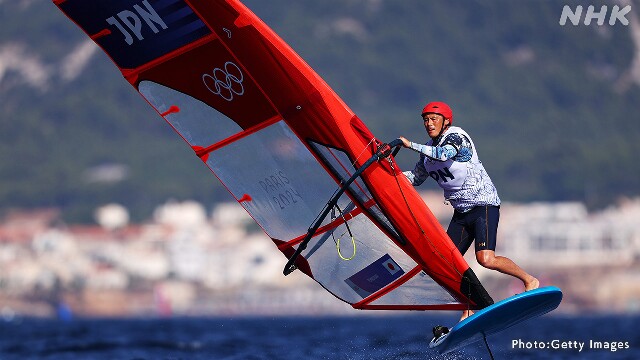 セーリング iQFoil級 富澤慎 第10レース終え18位 パリ五輪