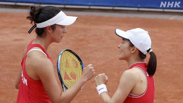 テニス 女子ダブルス 青山・柴原ペア 2回戦敗退 パリ五輪