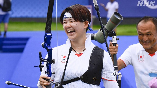 アーチェリー 女子個人 野田紗月が3回戦進出 パリ五輪