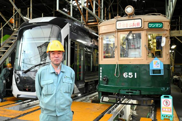 原爆の閃光に焼かれた広電車両　あれから79年、今も現役で街を走る