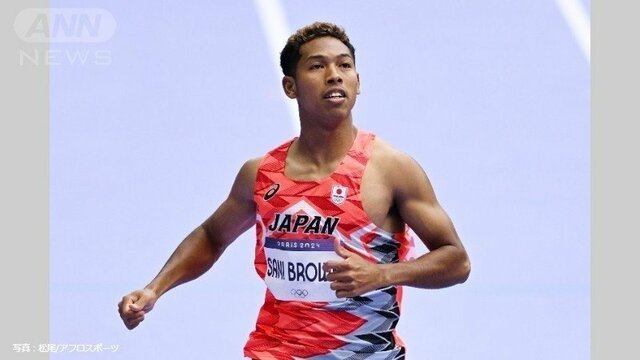 陸上男子100m　サニブラウンが準決勝へ　日本人五輪最高記録について「何も考えてない」【パリオリンピック2024】