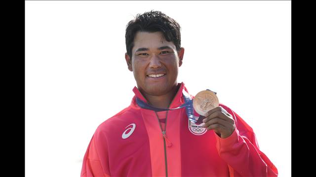 松山英樹が銅メダル 新たな勲章　ゴルフ男子 日本初メダル