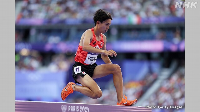 陸上 男子3000m障害 三浦龍司 2大会連続で決勝進出 パリ五輪