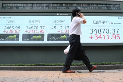 日経平均株価、過去最大の急反発　不透明感漂う市場の先行き