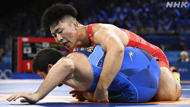 レスリング男子 グレコ77キロ級 日下尚が決勝進出 パリ五輪