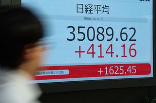 東京株、続伸＝４１４円高、利上げ警戒和らぐ