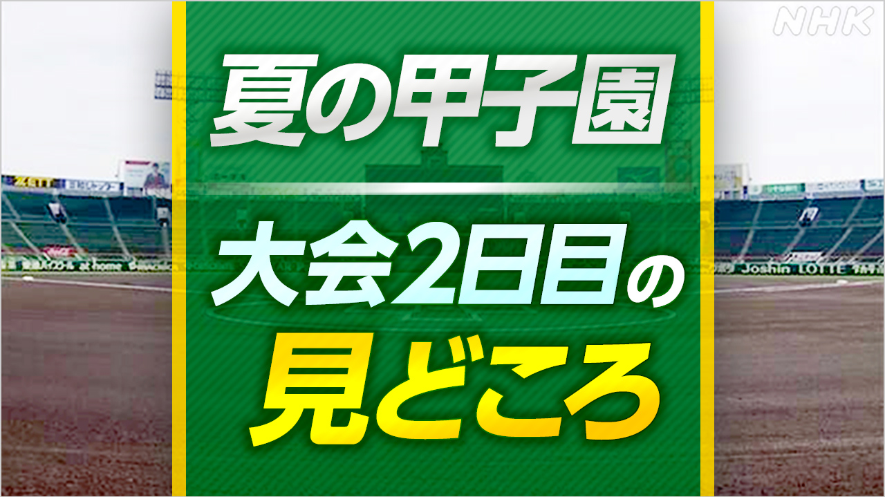 高校野球 夏の甲子園 大会2日目の見どころ 大阪桐蔭×興南など