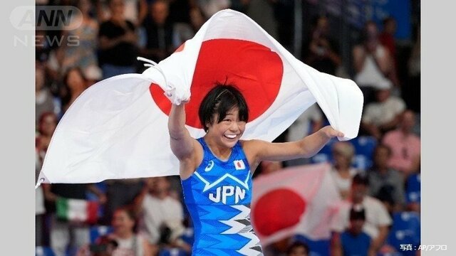 【速報】レスリング女子53キロ級　藤波朱理が金メダル　圧倒的な力みせ137連勝【パリオリンピック2024】