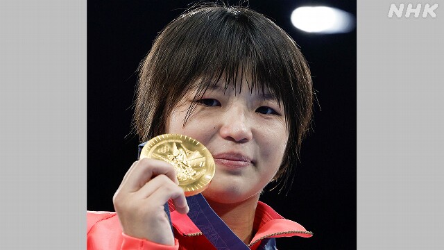 レスリング 櫻井つぐみが金メダル 女子57キロ級 パリ五輪