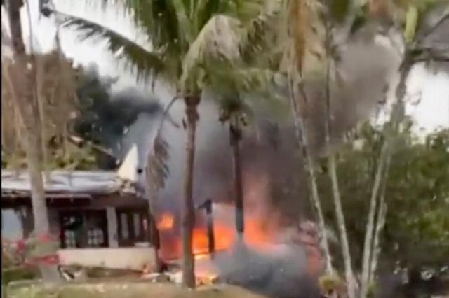 ブラジルで航空機が墜落、乗員乗客62人死亡か　住宅街からは黒煙