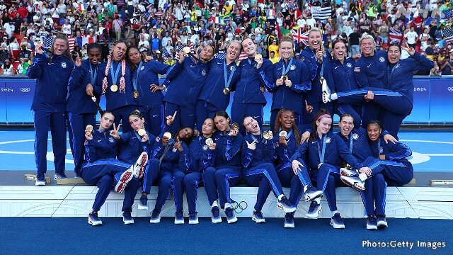 サッカー女子 アメリカが3大会ぶり金メダル パリオリンピック