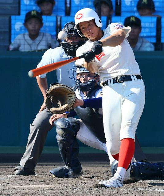 智弁和歌山、八回2者連続アーチ　4番・花田は木製バットで快音