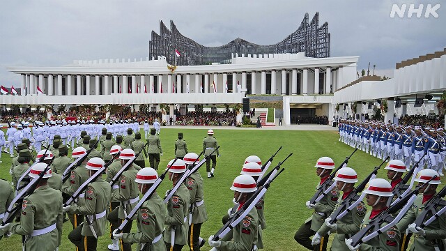 インドネシア 新首都予定地で式典 政府機関の移転本格化へ