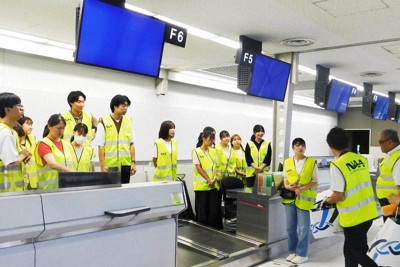 「成田」に住んで働いて　人材確保へ、空港が体験ツアー見学会　千葉