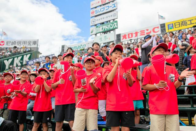 中崎投手が所属した少年野球団も応援　「ここまでの投手になるとは」