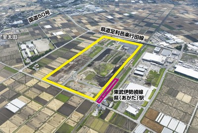 栃木・足利市の新産業団地、分譲開始へ　既設の13団地は完売