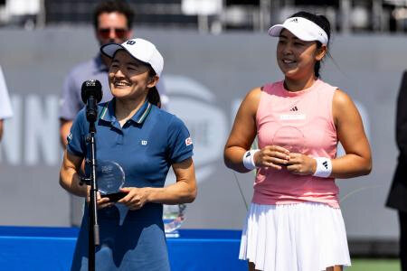 青山修子、穂積絵莉組は準優勝　テニスのクリーブランド選手権