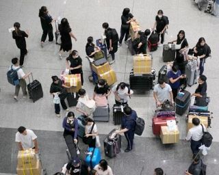 朝鮮大学生ら平壌向け出発　コロナ後初、経由地北京に