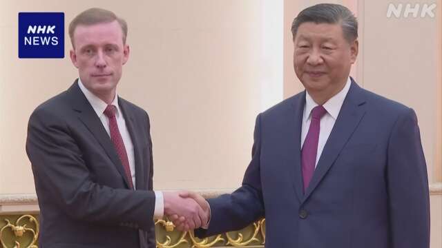 米大統領補佐官 中国 習主席と会談 “意思疎通継続が重要”