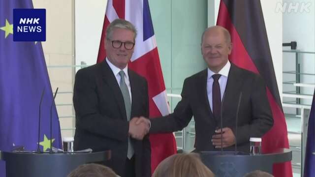 英首相が独首相と会談 EUとの関係改善を進めたい考え