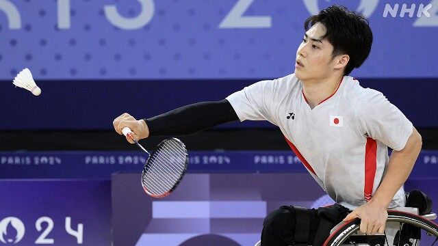 パリパラ バドミントン 梶原大暉が決勝進出 男子シングルス