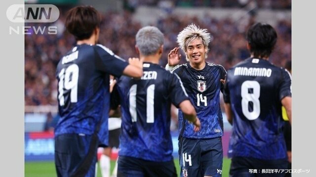 伊東純也、7カ月ぶり代表復帰戦で1ゴール2アシスト！ 日本がゴールラッシュでW杯アジア最終予選初戦に7発快勝