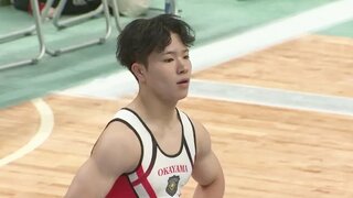 パリ五輪・体操三冠の岡慎之助が新技失敗も王者の貫禄見せた【国民スポーツ大会】