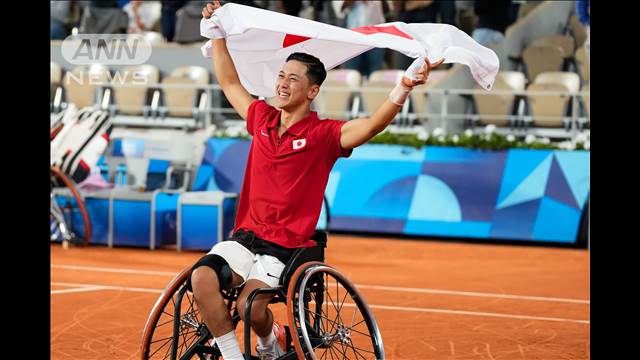 【パリパラリンピック】車いすテニス男子　初出場の小田凱人（18）が金メダル