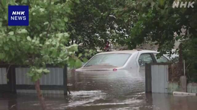 ルーマニア 記録的大雨で河川あふれる 死者や数千棟の家屋被害