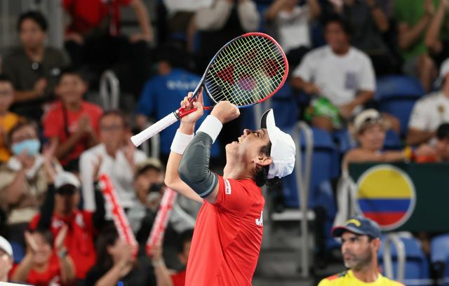 【写真まとめ】錦織ら出場　テニス・デビス杯コロンビア戦　日本勝利