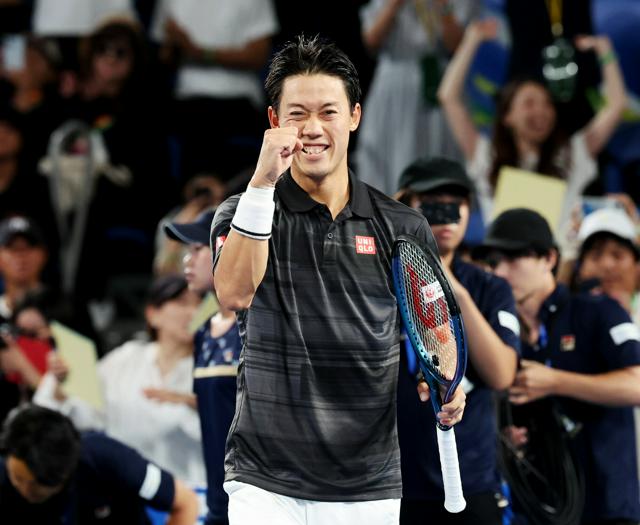 14年全米決勝の再現となった一戦で錦織圭が勝利　ジャパンオープン