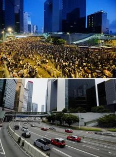 香港雨傘から１０年、民主化後退　「以前と別世界に」親中派が実権