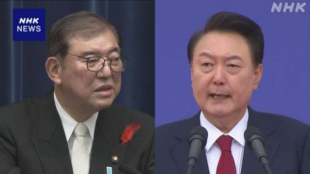 石破首相 韓国ユン大統領と電話会談 “緊密に意思疎通”を確認