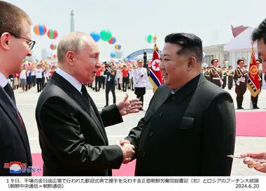 「最も親しい同志」北朝鮮・金正恩総書記がプーチン大統領72歳の誕生日に祝電「平壌は常にモスクワと共にいる」強調