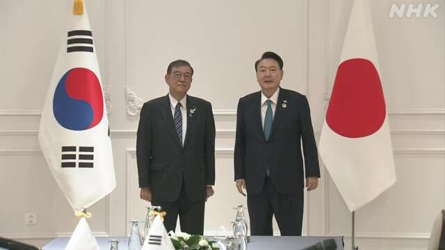 日韓首脳会談 石破首相 “シャトル外交も活用し緊密に連携を”