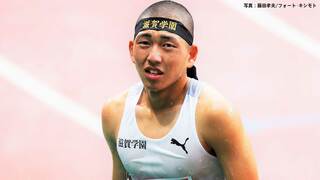 日本記録保持者・高校生の落合晃、男子800mで惜しくも2位　序盤先頭に立つもラスト1周で遅れる