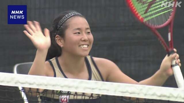 パリパラで金 車いすテニス 上地結衣 大会後初の試合で完勝