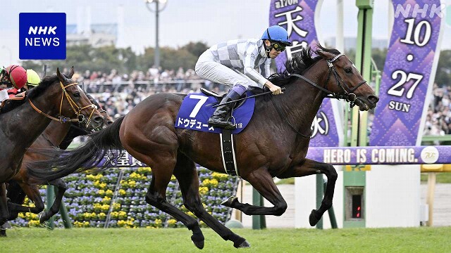 競馬 秋の天皇賞 2番人気のドウデュースが優勝 G1レース4勝目