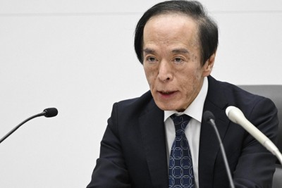 日銀・植田総裁「海外経済の今後の展開注視」　政策金利据え置き