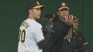 【阪神・秋季キャンプ】期待の２０歳・門別投手に藤川新監督が直接指導！ポイントは『頭の位置』　「いいアドバイスをいただいた」と若き左腕