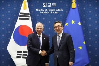 ＥＵ、韓国と安保協力締結　日本に続き、中朝念頭