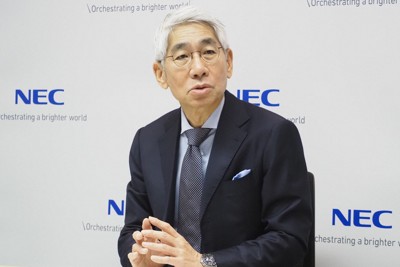 「支援の立場変わらない」　NEC社長、ラピダスの計画実現に期待感