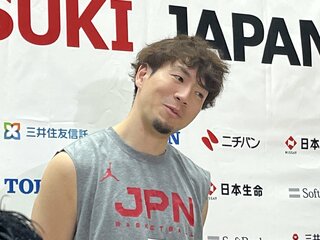 新主将に指名された比江島慎「冗談かと思った」バスケ男子日本代表、ロス五輪に向け再始動