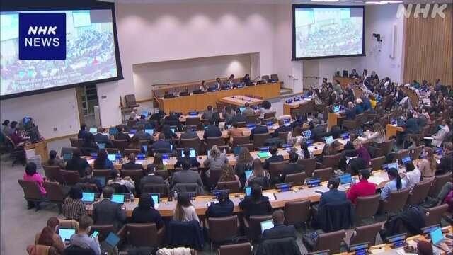 国連 SDGs 日本など提出の“ボランティア活動強化”決議案採択