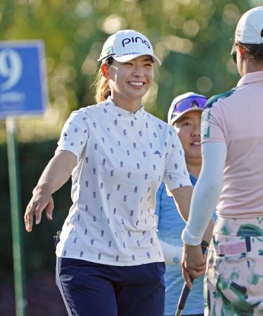 畑岡奈紗、６７で暫定８位に浮上　米女子ゴルフ第２日