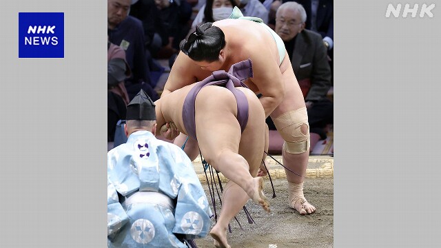 大相撲九州場所 10日目 琴櫻と豊昇龍 それぞれ勝って1敗を守る