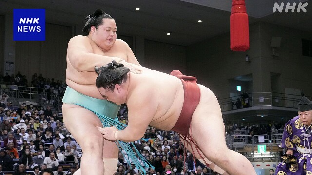 大相撲九州場所14日目 1敗の琴櫻は大の里と 豊昇龍は霧島と